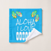 HAWAII ALOHA-COLLECTIE - BAD HANDDOEK (Wasdoekje)