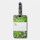 HAWAII ALOHA COLLECTIE BAGAGELABEL (Achterkant verticaal)