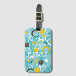 Hawaii Aloha Collectie - Bagagelabel