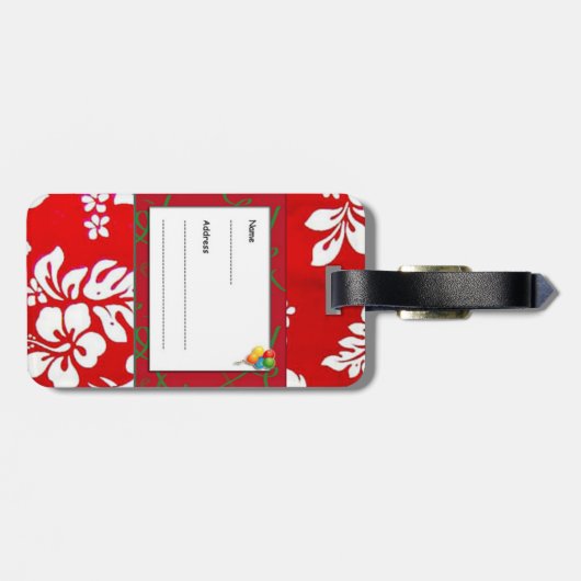HAWAII ALOHA COLLECTIE BAGAGELABEL (Achterkant horizontaal)