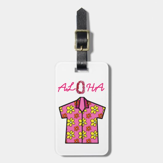 HAWAII ALOHA COLLECTIE BAGAGELABEL (Voorkant verticaal)