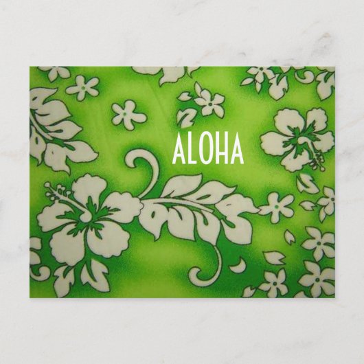 HAWAII ALOHA COLLECTIE BRIEFKAART (Voorkant)