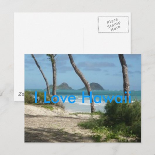 HAWAII ALOHA COLLECTIE BRIEFKAART (Voorkant / Achterkant)