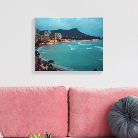 HAWAII ALOHA COLLECTIE CANVAS AFDRUK (Insitu (Woonkamer))