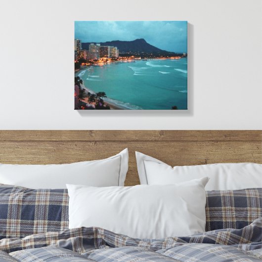 HAWAII ALOHA COLLECTIE CANVAS AFDRUK (Insitu (Slaapkamer))
