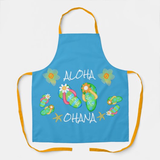 Hawaii Aloha Collectie:Dames Schort (Voorkant)