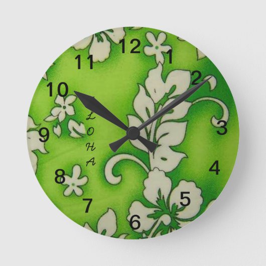 HAWAII ALOHA COLLECTIE RONDE KLOK (Voorkant)