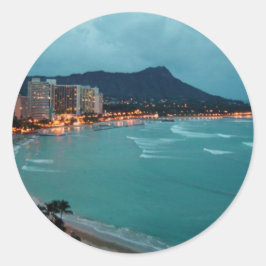 HAWAII ALOHA COLLECTIE RONDE STICKER