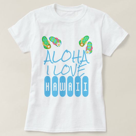 HAWAII ALOHA COLLECTIE T-shirt (Design voorkant)