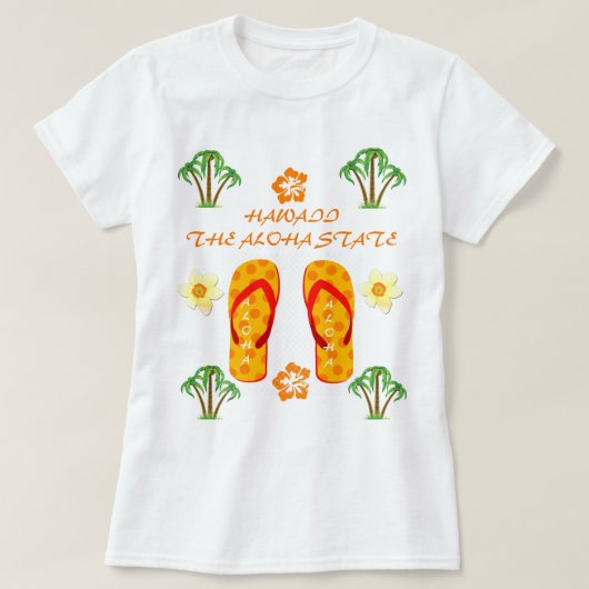 Hawaii Aloha Collectie T-shirt (Design voorkant)