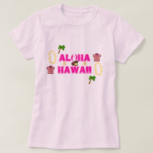 Hawaii Aloha Collectie - T-shirt (Design voorkant)