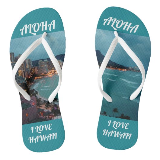 Hawaii Aloha Collectie Teenslippers (Voetbed)