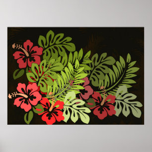 Hawaii Aloha Flower Art Print