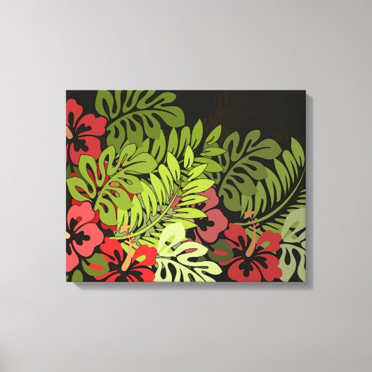 Hawaii Aloha Flower Art Print (Voorkant)