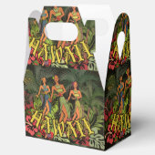 Hawaii Aloha Flower Art Print Bedankdoosjes (Geopend)