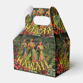 Hawaii Aloha Flower Art Print Bedankdoosjes (Voorkant Zijde)