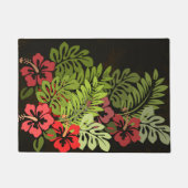 Hawaii Aloha Flower Art Print Deurmat (Voorkant)