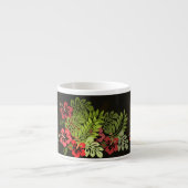 Hawaii Aloha Flower Art Print Espresso Kop (Voorkant)