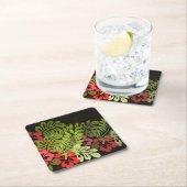 Hawaii Aloha Flower Art Print Kartonnen Onderzetters (Insitu)