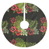 Hawaii Aloha Flower Art Print Kerstboom Rok (Voorkant)