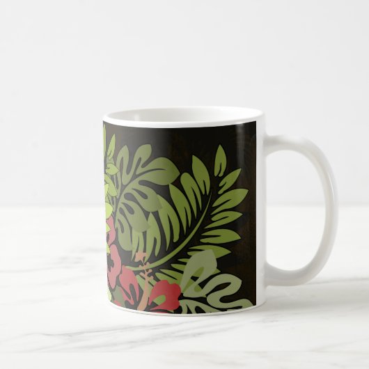 Hawaii Aloha Flower Art Print Koffiemok (Rechts)