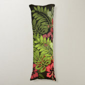 Hawaii Aloha Flower Art Print Lichaamskussen (Voorkant Verticaal)