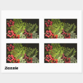 Hawaii Aloha Flower Art Print Rechthoekige Sticker (Vel)