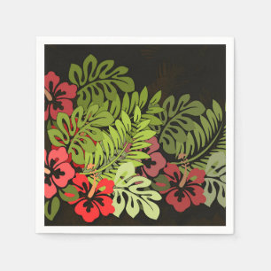 Hawaii Aloha Flower Art Print Servetten
