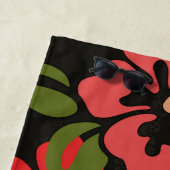 Hawaii Aloha Flower Art Print Strandlaken (In situ)