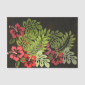 Hawaii Aloha Flower Art Print Tissuepapier (Voorkant)