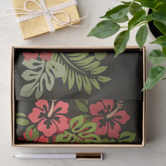 Hawaii Aloha Flower Art Print Tissuepapier (Geschenk)