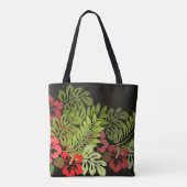 Hawaii Aloha Flower Art Print Tote Bag (Achterkant)