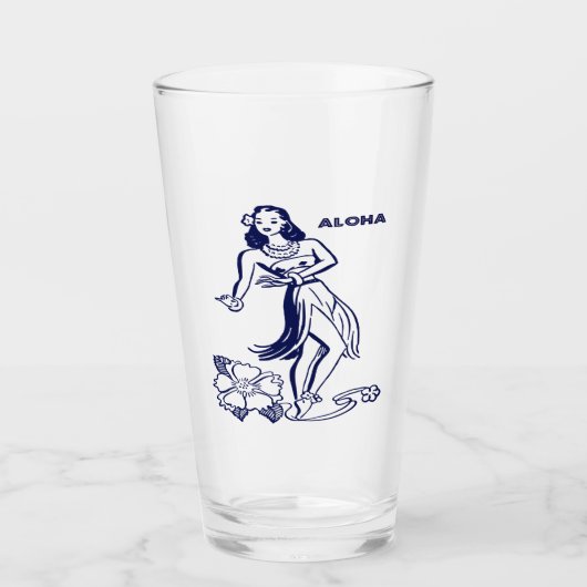 Hawaii Aloha Glas (Voorkant)