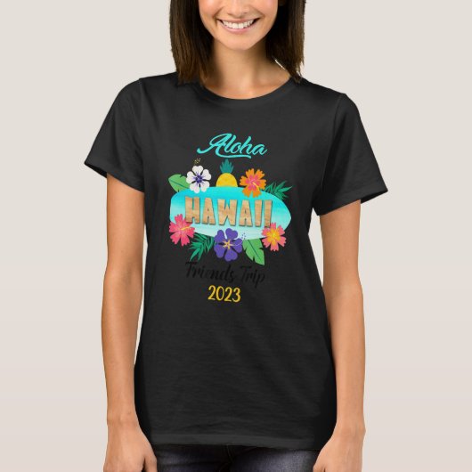 Hawaii Aloha Hawaiian Family Trip 2023_13 T-shirt (Voorkant)