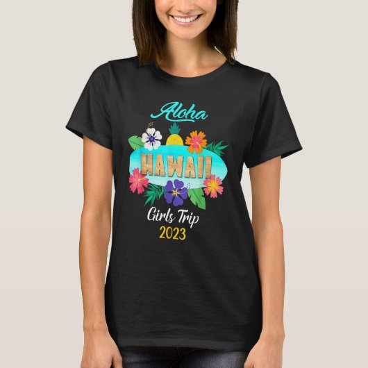 Hawaii Aloha Hawaiian Family Trip 2023_4 T-shirt (Voorkant)