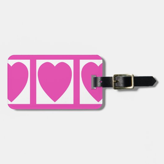 Hawaii Aloha Heart Bagagelabel (Voorkant horizontaal)