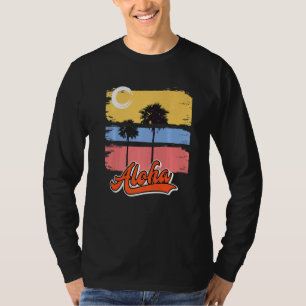 Hawaii Aloha Hibiscus Hawaiian Partij T-shirt