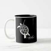 Hawaii Aloha Honu Turtle Tweekleurige Koffiemok (Links)
