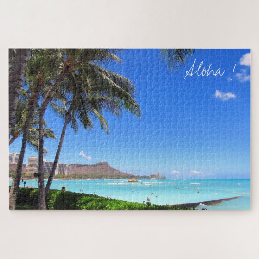 hawaii aloha legpuzzel (Horizontaal)