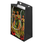 Hawaii Aloha Palm Hula Art Design Klein Cadeauzakje (Voorkant Gekanteld)
