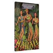 Hawaii Aloha Palm Hula Art Design Klembord (Rechts)