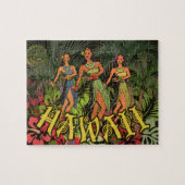 Hawaii Aloha Palm Hula Art Design Legpuzzel (Horizontaal)