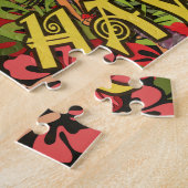 Hawaii Aloha Palm Hula Art Design Legpuzzel (Zijkant)