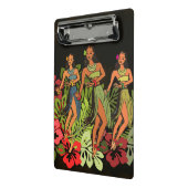 Hawaii Aloha Palm Hula Art Design Mini Klembord (Angled2)