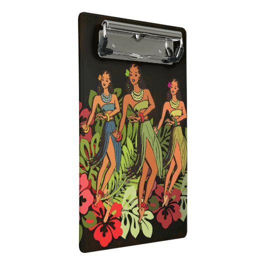 Hawaii Aloha Palm Hula Art Design Mini Klembord (Schuin)