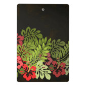 Hawaii Aloha Palm Hula Art Design Mini Klembord (Achterkant)