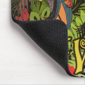 Hawaii Aloha Palm Hula Art Design Muismat (Hoek)