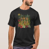 Hawaii Aloha Palm Hula Art Design T-shirt (Voorkant)