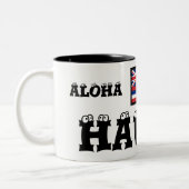 Hawaii Aloha Paradise Two Tone Mok van Janz (Links)