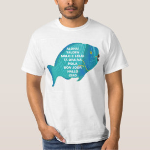 Hawaii Aloha Parrot Fish T-shirt